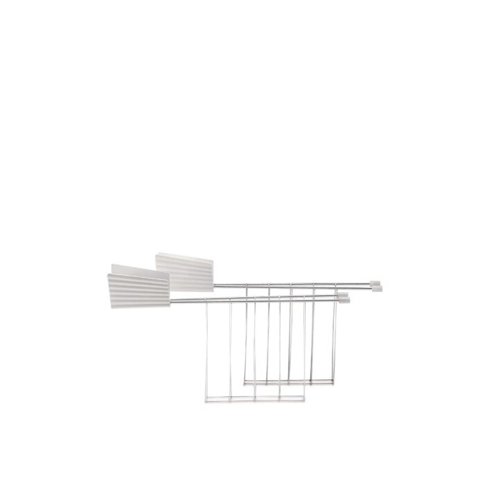 Alessi - Set of Two Toaster Racks - White